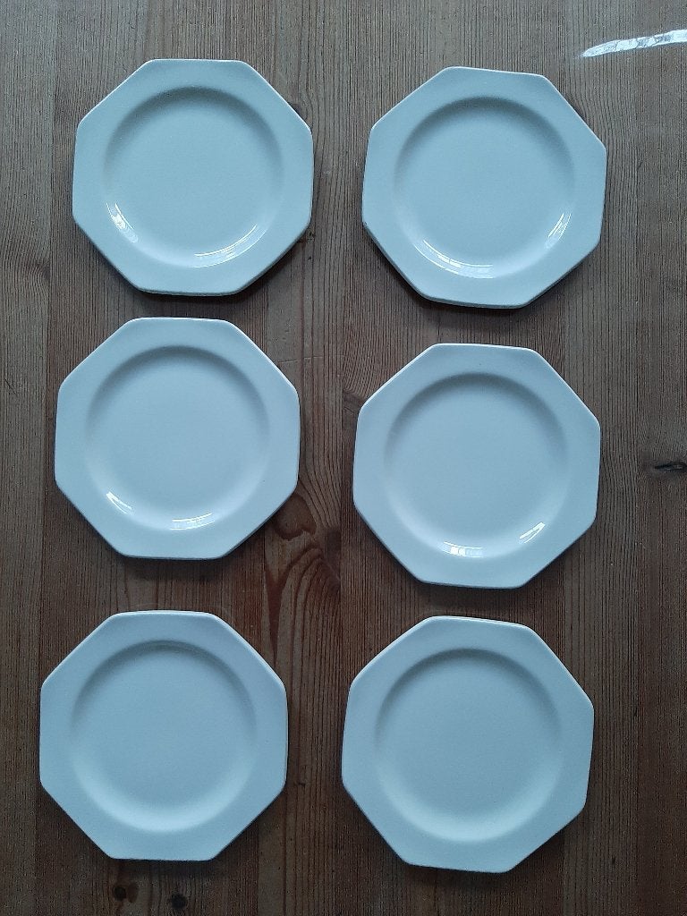 ROYAL STAFFORDSHIRE , LIBERTY - 6 GEBAKBORDJES - PORSELEIN, Vivo, Klassiek, Ophalen of Verzenden, Zo goed als nieuw