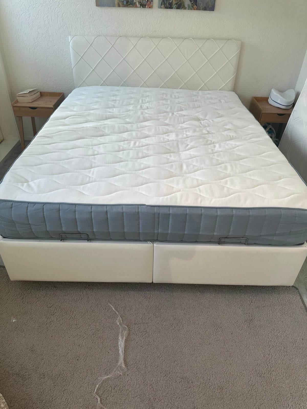 Gratis matras 160x2.00, Ophalen of Verzenden, Zo goed als nieuw, Eenpersoons, 140 cm