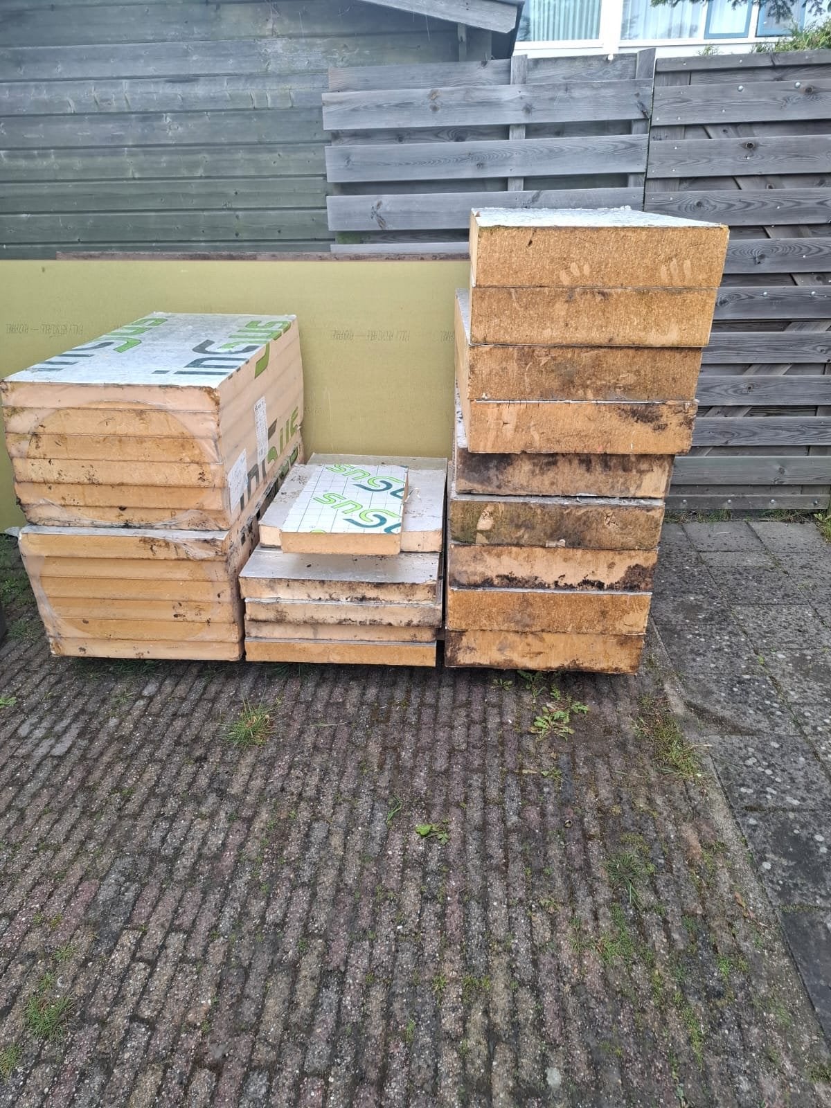 PIR isolatieplaten - diverse diktes, Doe-het-zelf en Verbouw, Isolatie en Afdichting, Ophalen, Gebruikt, 12 cm of meer, Hardschuim (Pir)