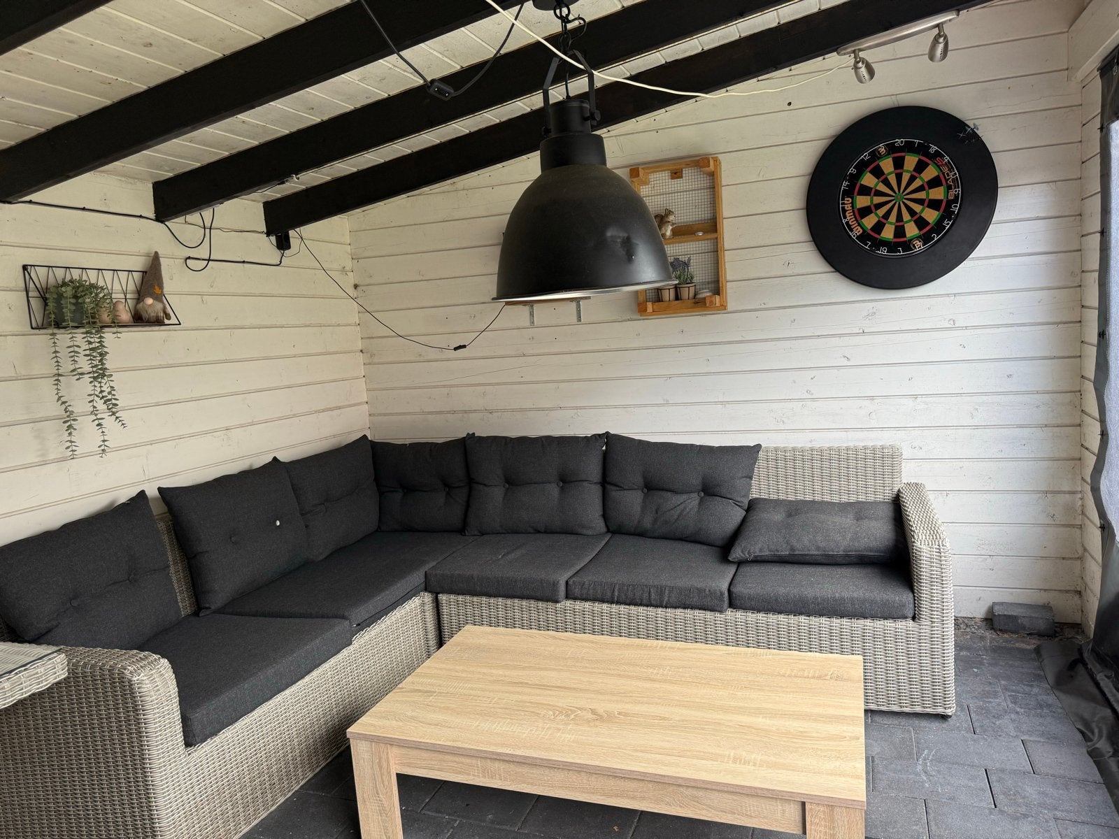 Nette overkapping met zeil - Snel ophalen!, Tuin en Terras, Ophalen, Gebruikt, Veranda