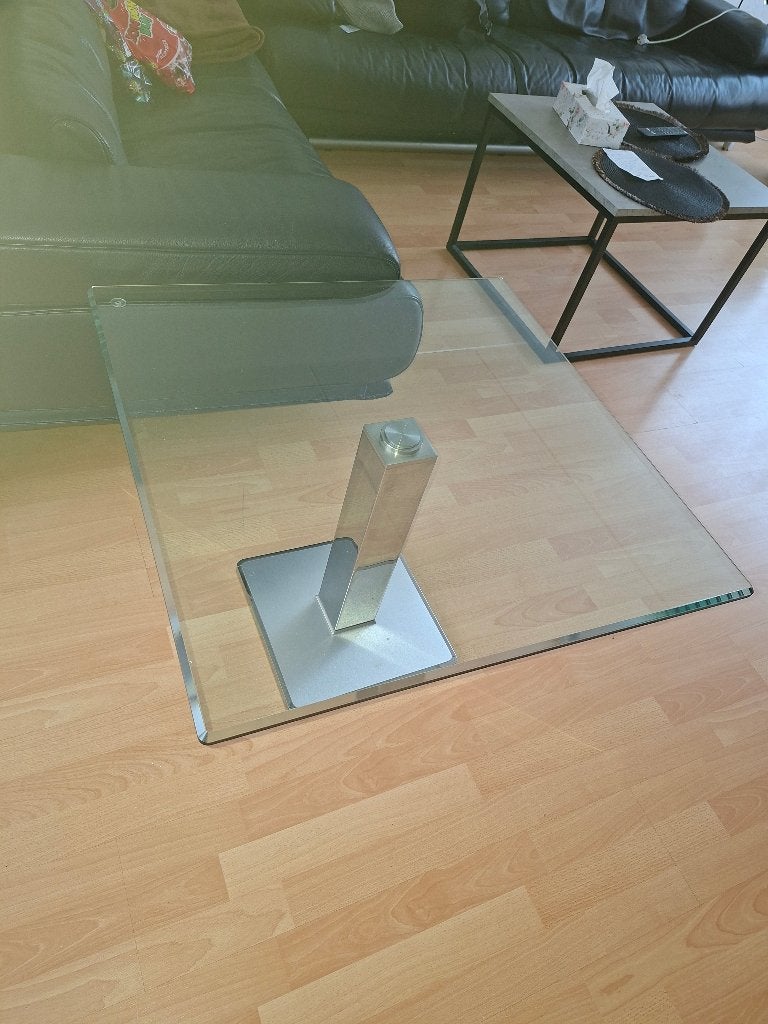 Glaze salon tafel., Huis en Inrichting, Ophalen, Gebruikt, 100 tot 150 cm, 50 tot 100 cm