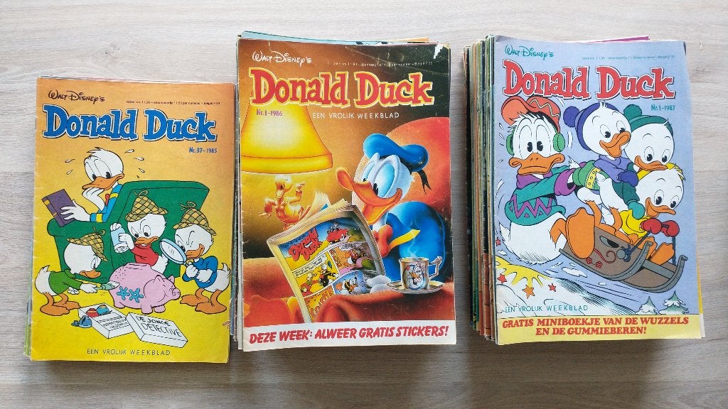 Donald Duck - tijdschrift - 1985/1986/1987, Verzamelen, Ophalen of Verzenden, 1980 tot heden, Nederland, Tijdschrift
