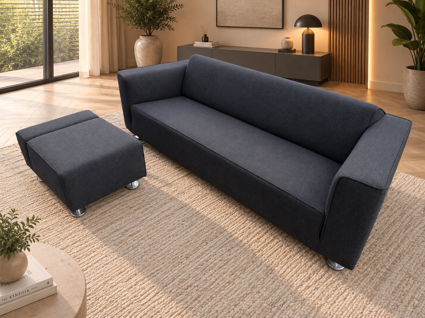 GRATIS LEVERING | DESIGN ON STOCK BLIZZ 3-ZITS | ZGAN, Huis en Inrichting, Driepersoons, 75 tot 100 cm, Zo goed als nieuw, Rechte bank