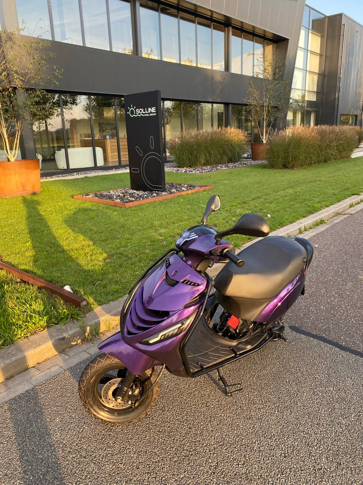 Paarse Piaggio Zip 70cc 2-takt | Sito Plus | Brom, Ophalen, Zo goed als nieuw, Overige typen, Piaggio