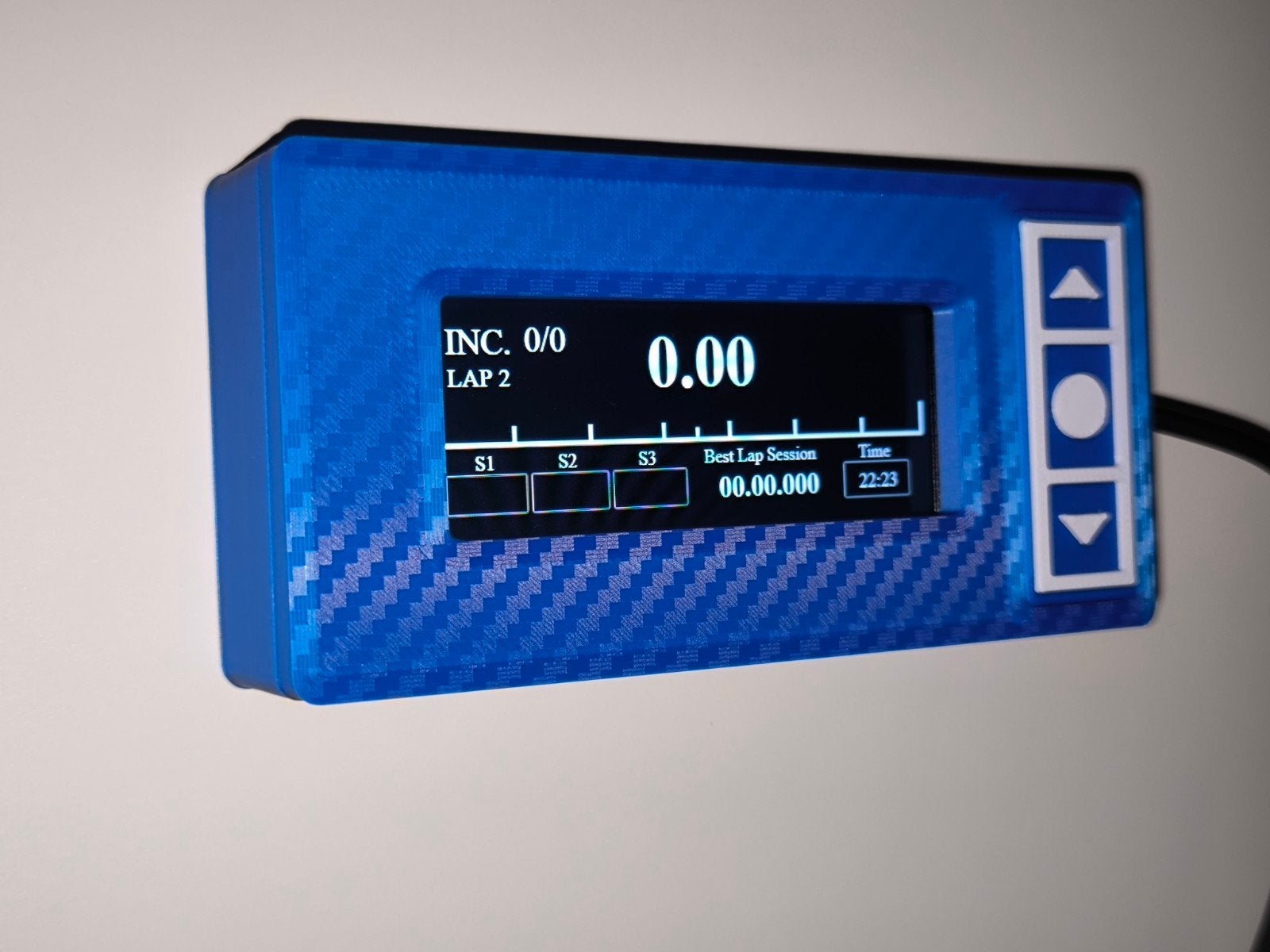 Laptimer Simracing (blauw/zwart), Computers en Software, Joysticks, Ophalen of Verzenden, Nieuw, SimCrafted