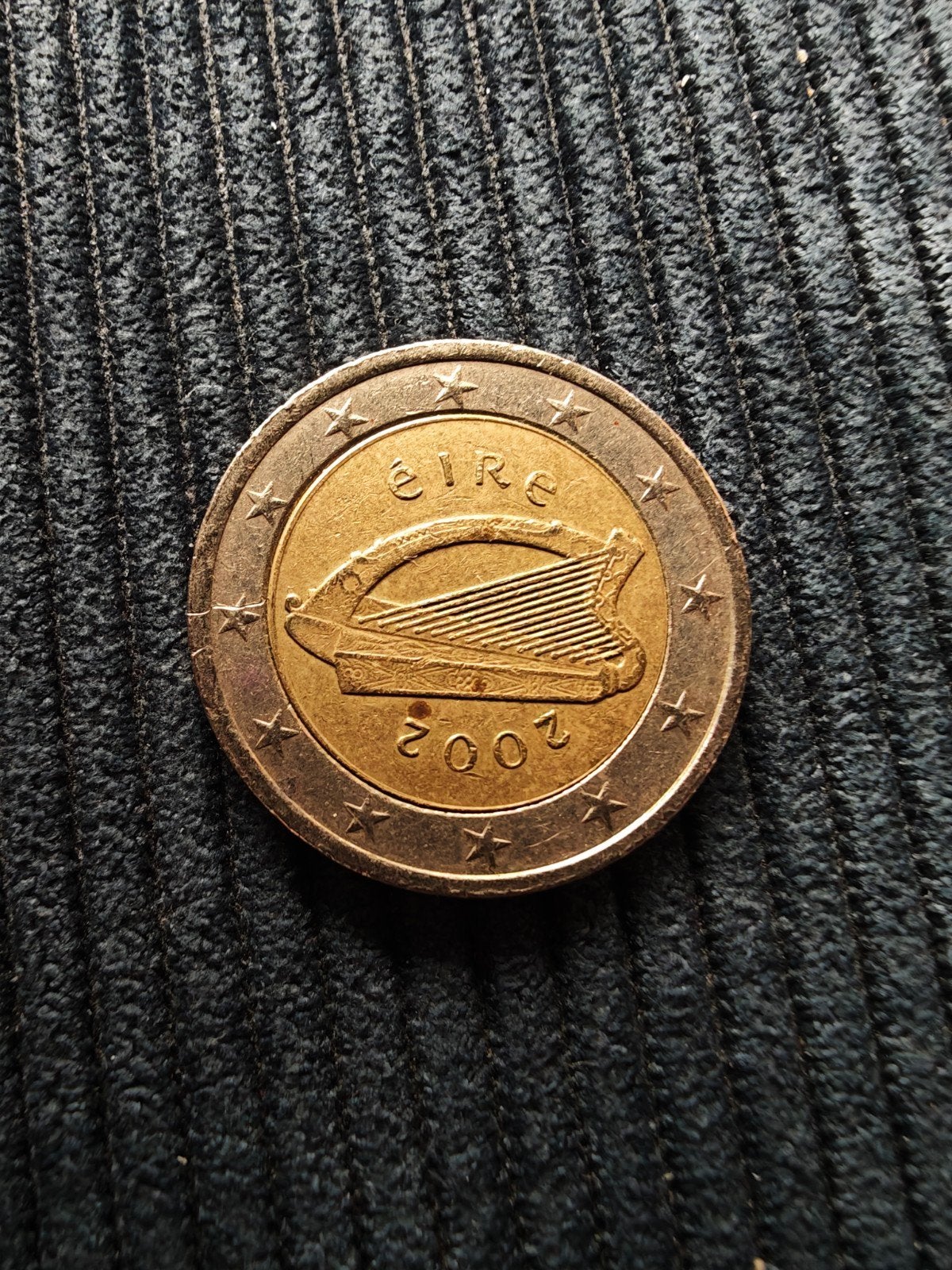 Ierland 2002 2 Euro munt - Keltische Harp, Ophalen of Verzenden, Ierland, 2 euro, Losse munt