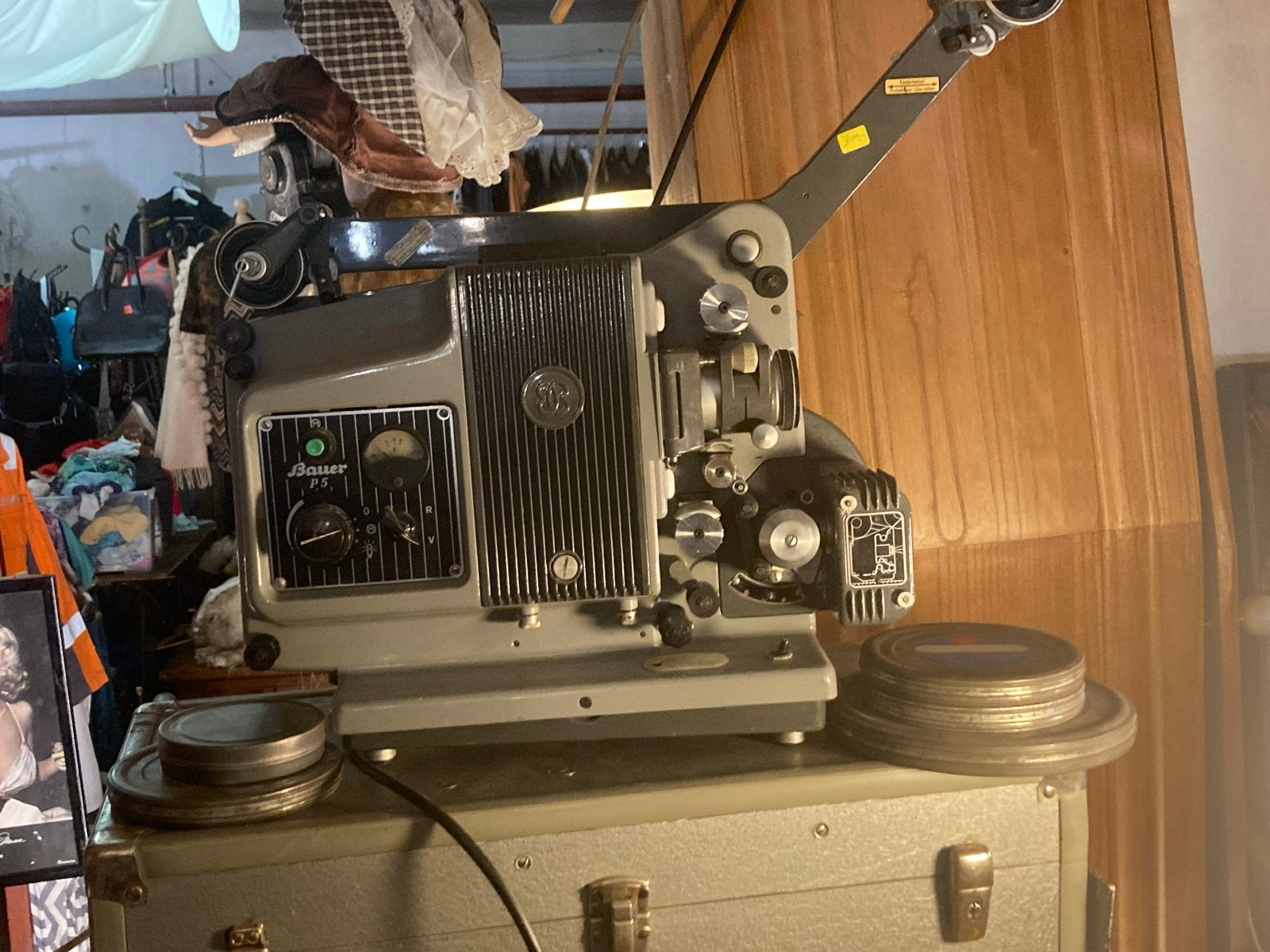 Bauer P5 16mm filmprojector met Isco-Göttingen Kiptagon, Audio, Tv en Foto, Ophalen, Gebruikt, Overige technologieën, Overige resoluties