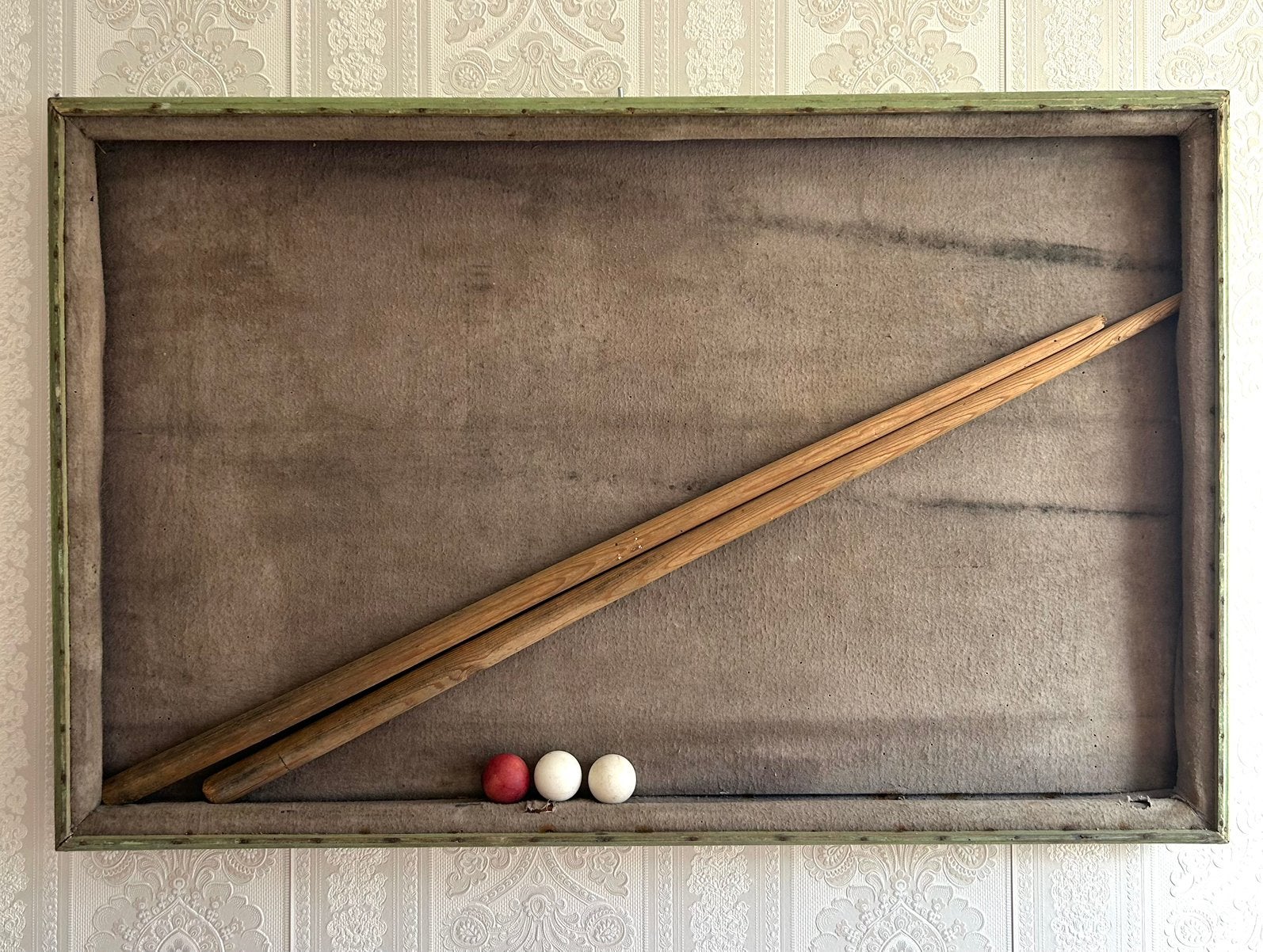 Oud  kinder biljart snooker spel, Antiek en Kunst, Ophalen of Verzenden