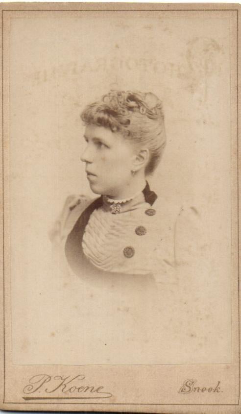 CDV - P.Koene -echtpaar -SNEEK, Verzamelen, Gebruikt, Verzenden, Foto, Voor 1940