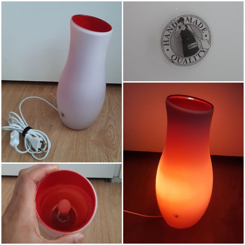 Ikea Mylonit Glazen Tafellamp, Ophalen of Verzenden, Glas, Minder dan 50 cm