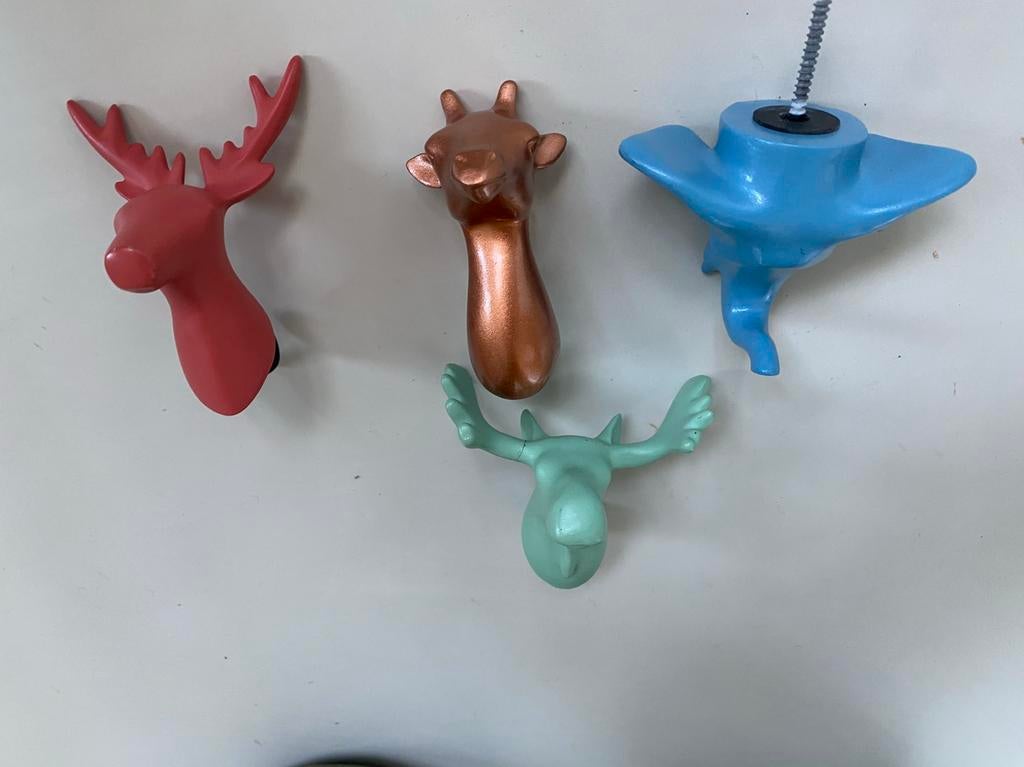 Vrolijke dieren wandhaken / kapstok dieren, Ophalen, Gebruikt, Kapstokje
