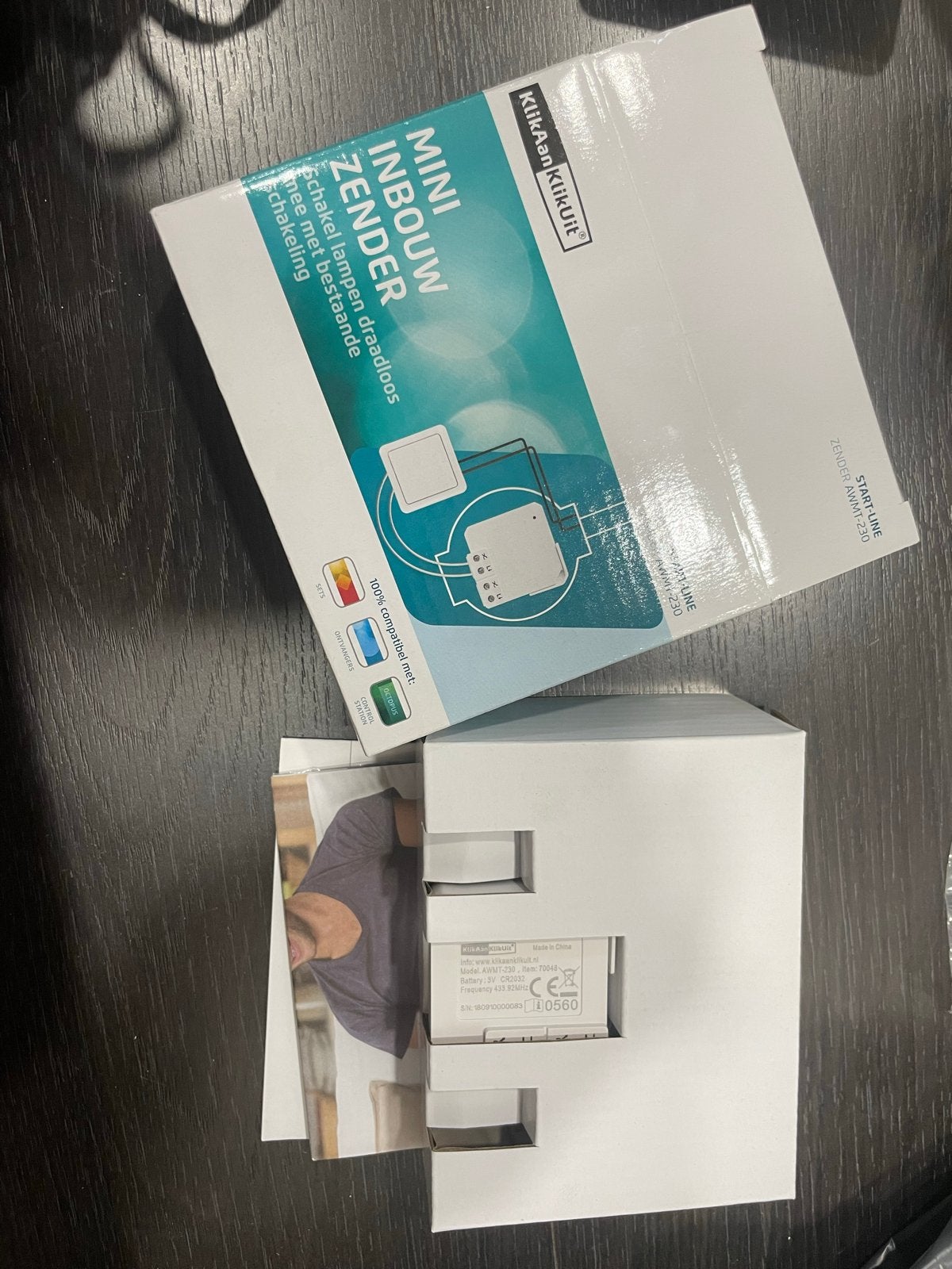 Nieuwe KlikAanKlikUit Mini Inbouw Zender AWMT-230, Ophalen of Verzenden, Nieuw, Overige merken, Overige typen