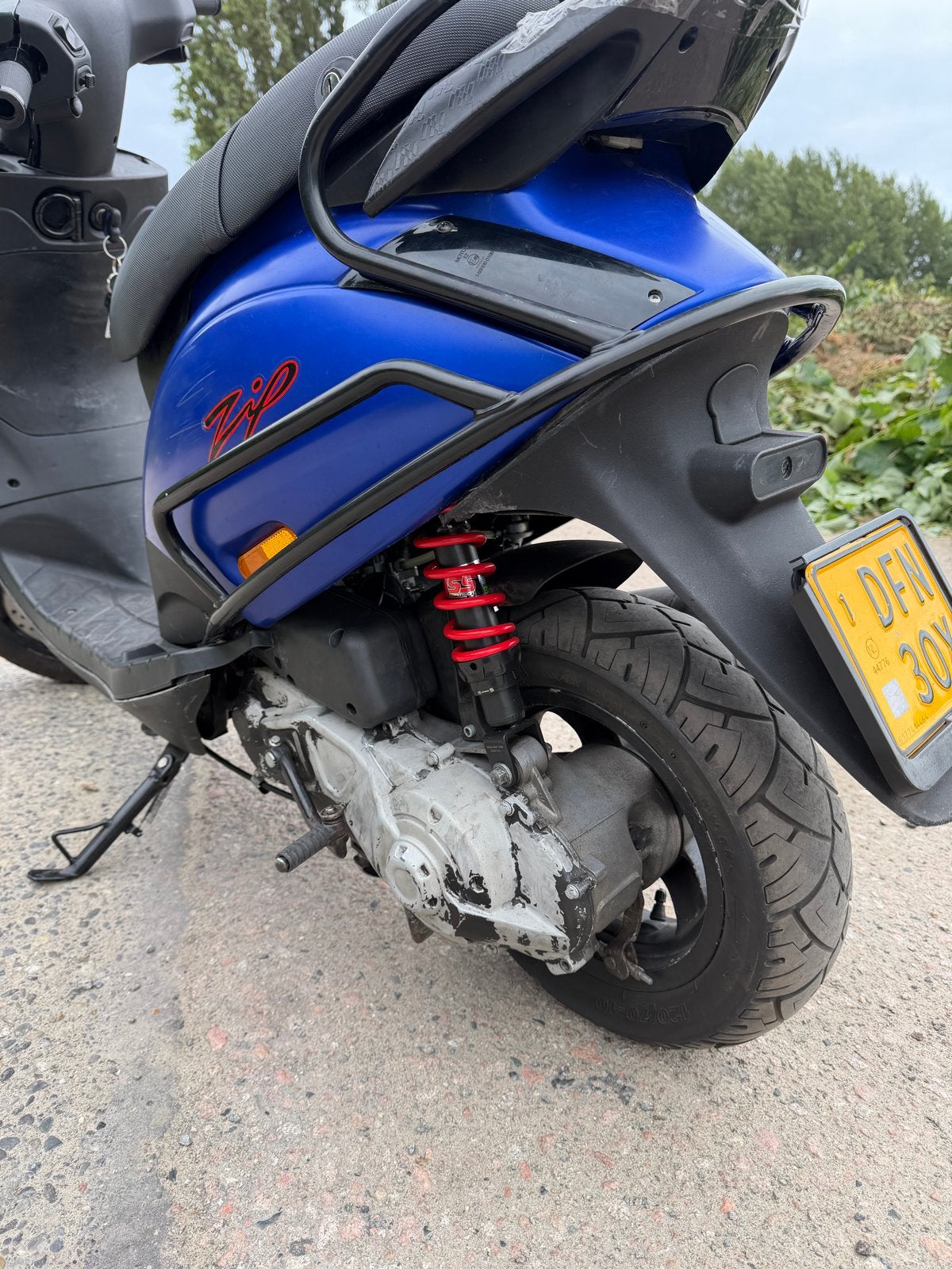 ZIP 2t 50CC 2015 2t frame op brom - Snelle optrek, GPS 55, Ophalen, Piaggio, Gebruikt, Blok