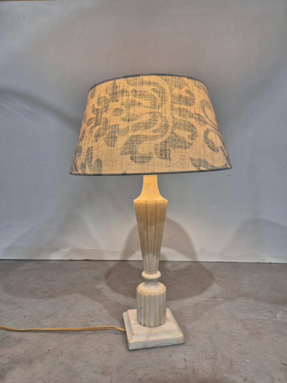Franse albast tafellamp art deco., Antiek en Kunst, Ophalen of Verzenden