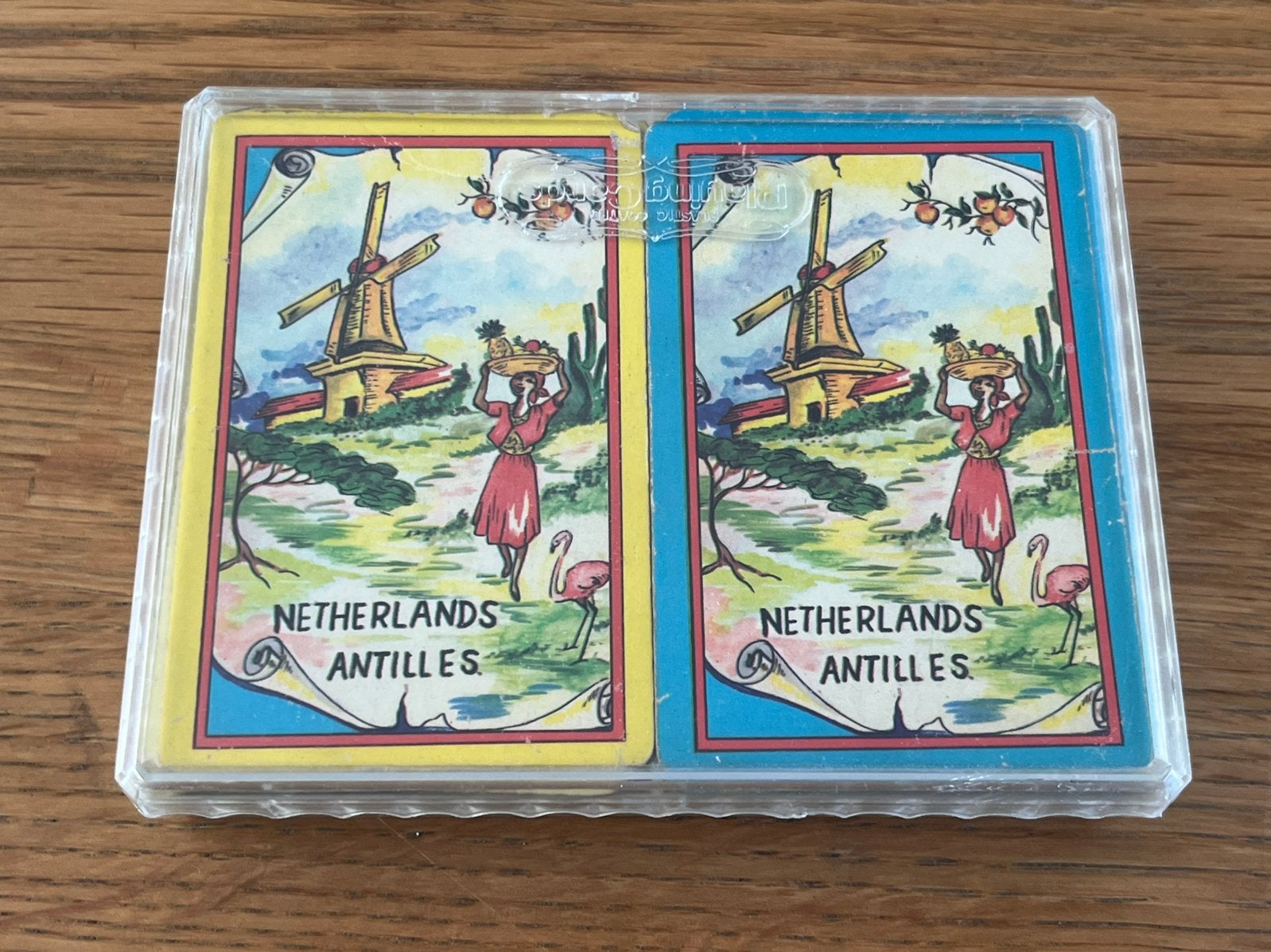 Zeldzame speelkaarten Nederlandse Antillen complete set, Verzamelen, Verzenden, Zo goed als nieuw, Speelkaart(en)
