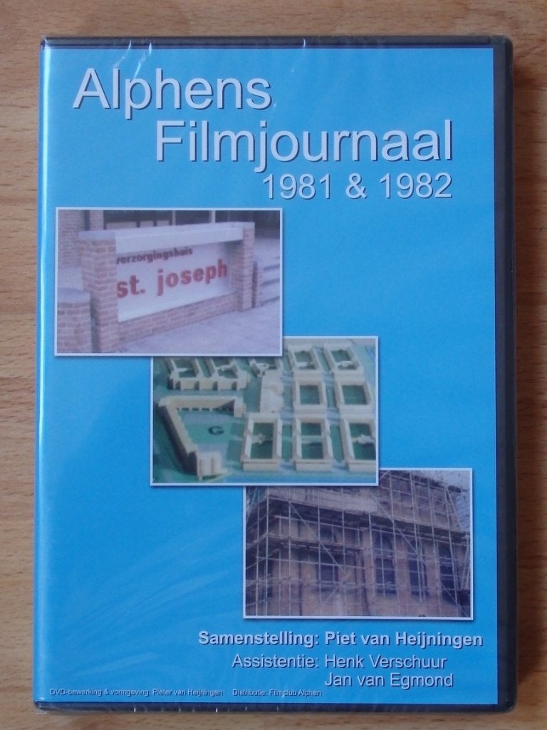 Nieuwe dvd Alphens Filmjournaal 1981 & 1982 (nieuw in folie), Alle leeftijden, Ophalen, Nieuw in verpakking