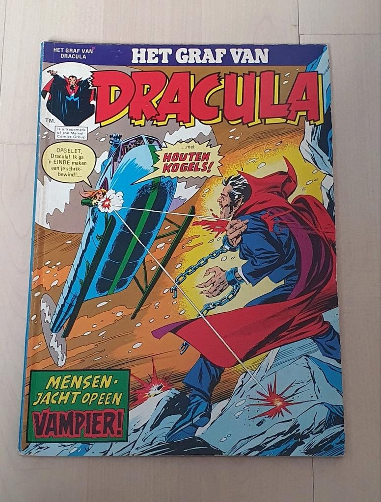 Te koop: Het Graf van Dracula stripboek, Eén stripboek, Ophalen of Verzenden, Gelezen