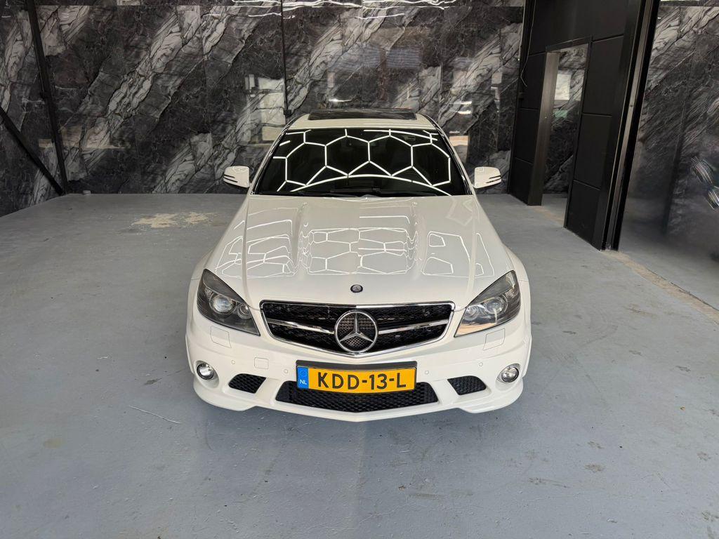 Mercedes-Benz C-klasse AMG 63, Automaat, Achterwielaandrijving, Wit, Leder