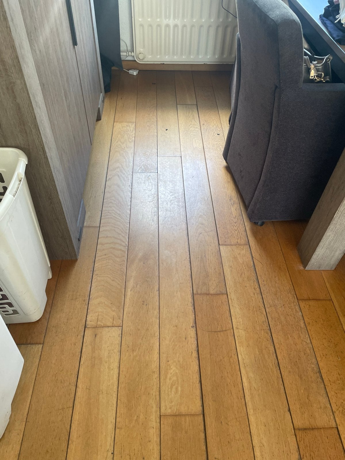 Houten vloerdelen (massief) 25m2, Ophalen, Gebruikt, Vloerdelen of -planken, 10 m² of meer