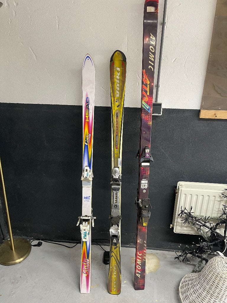 Oude ski's - Leuk als decoratie, Gebruikt, Skiën, Ski's, Ophalen