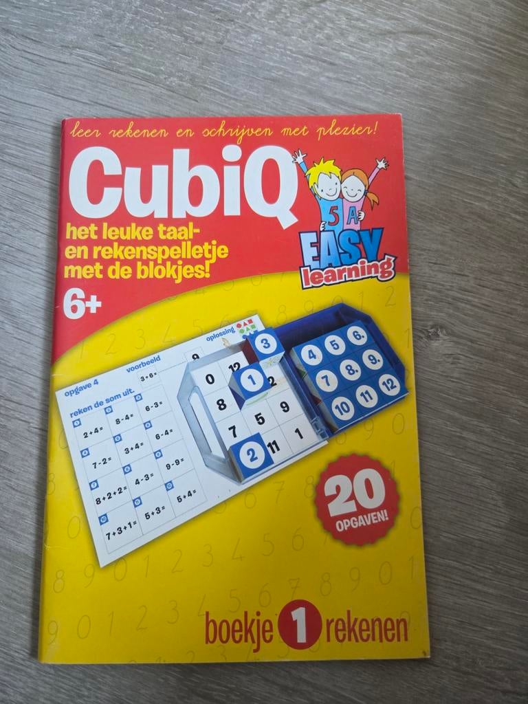 CubiQ Easy Learning Taal- en Rekenspelletje 6+, Ophalen of Verzenden, Gebruikt, Puzzelen