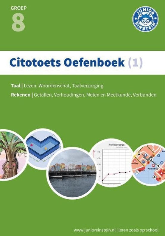 Citotoets oefenboek deel 1 (groep 8), Ophalen, Zo goed als nieuw, Overige niveaus, Nederlands