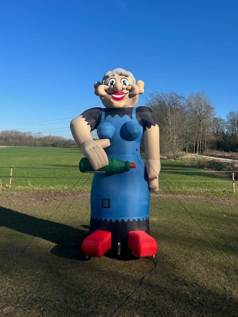 Opblaasbare Sarahpop TE HUUR | Sarahpop HUREN, Ophalen, Zo goed als nieuw, Verjaardag
