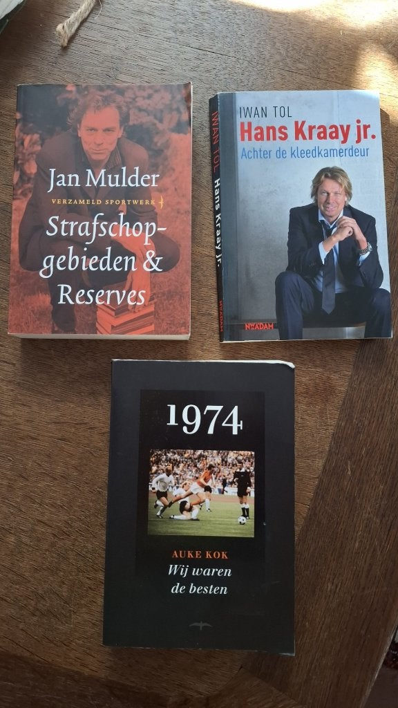 Boeken Jan Mulder, Hans Kraay jr, en 1974. 3 voor 5,00, Ophalen of Verzenden, Gelezen, Balsport