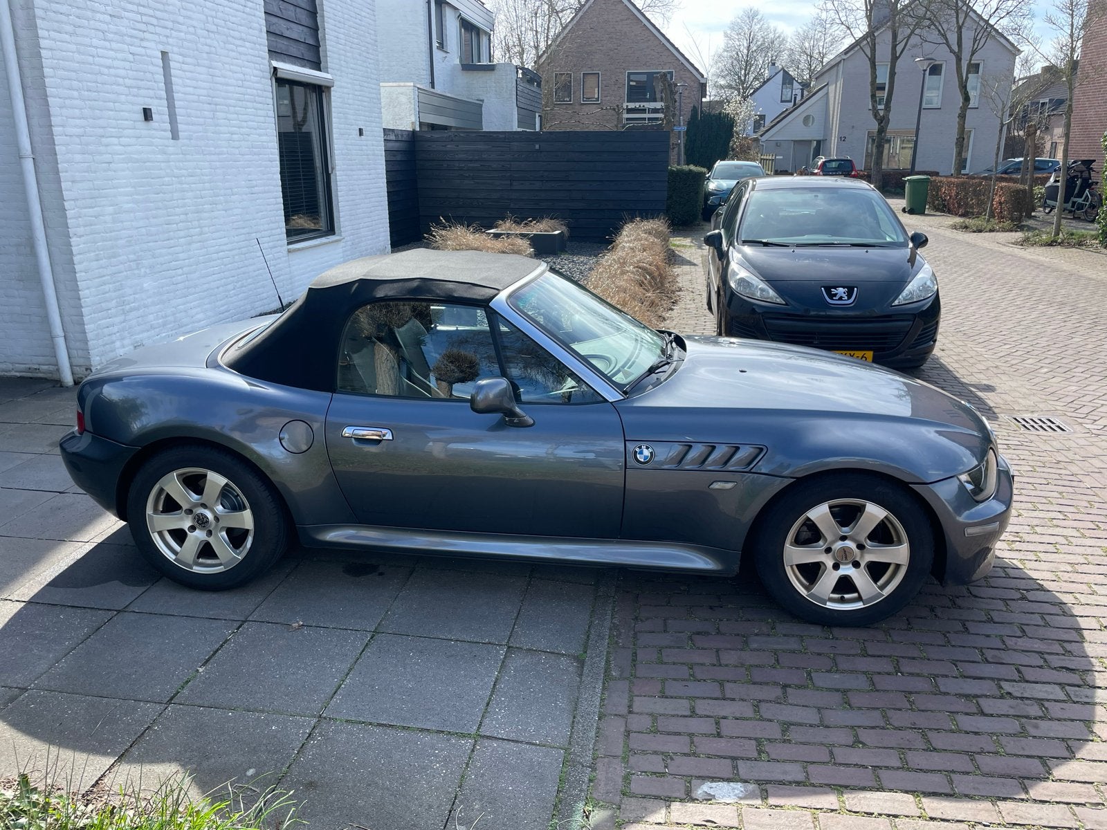 BMW Z3 1.8 I Roadster 1999 Grijs, Auto's, 13 km/l, 118 pk, 4 cilinders, Cabriolet