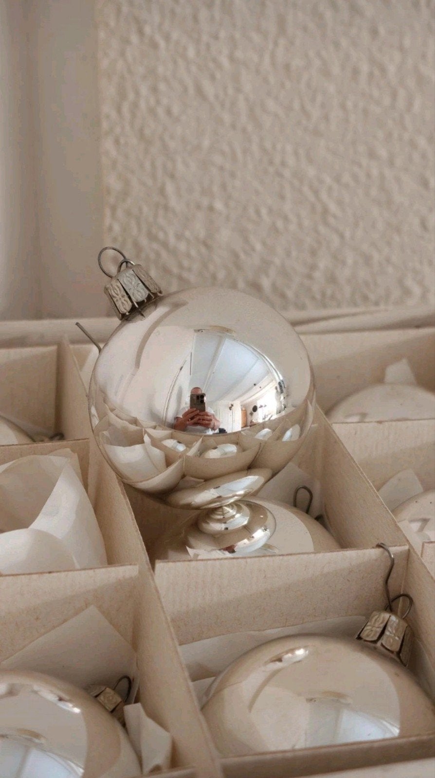 Oude kerstballen zilver (1), Ophalen of Verzenden