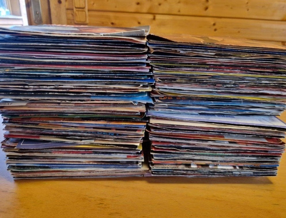 Duitstalige schlager 7inch vinyl singles verzameling  200st, Cd's en Dvd's, Vinyl Singles, Verzenden, Gebruikt, Pop