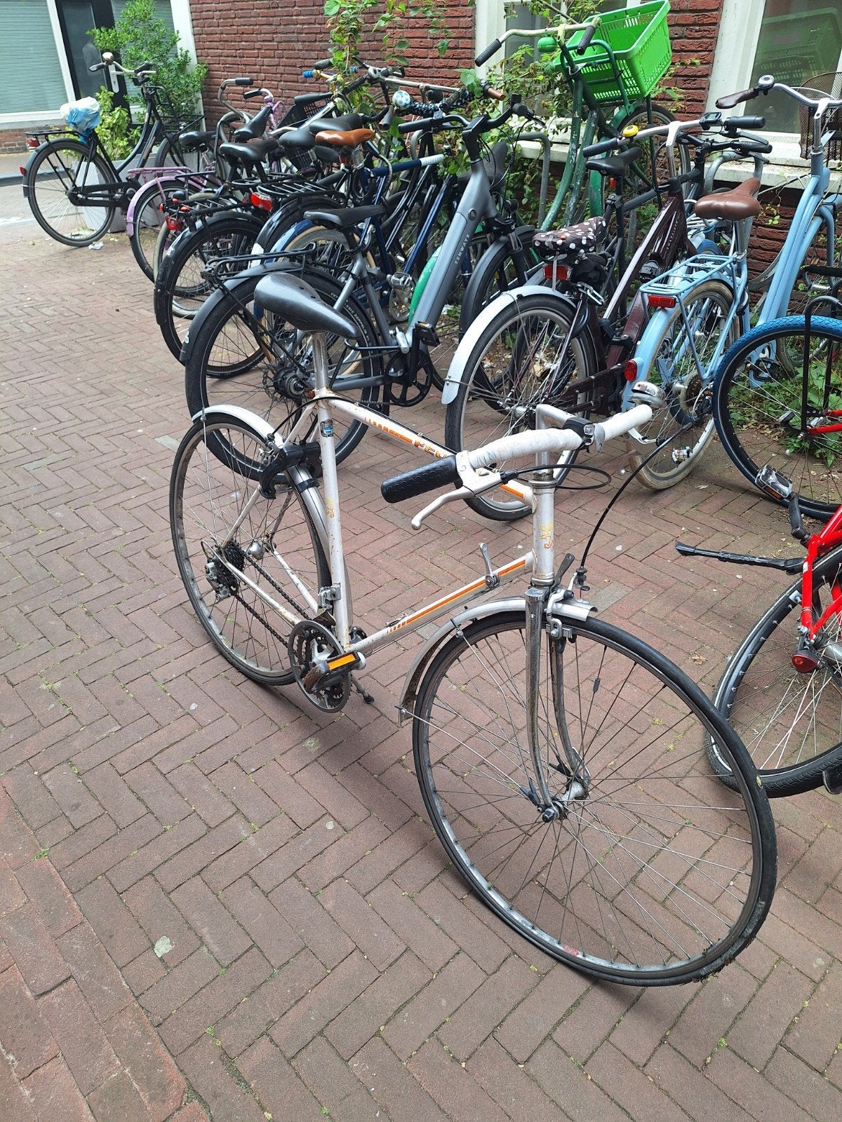Vintage racefiets - Peugeot (for parts or fixing up), Gebruikt, Velgrem, 53 tot 57 cm, Ophalen