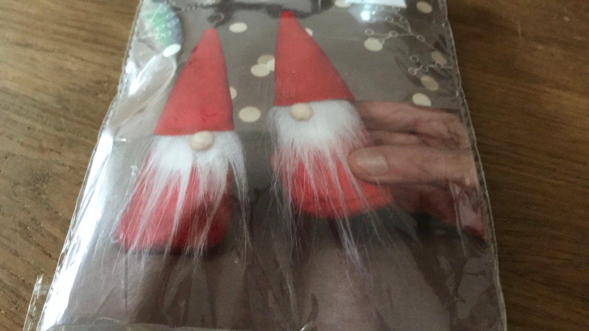 Compleet knutselpakket  , naaipakket gnoom , kerst , naaien, Ophalen of Verzenden, Zo goed als nieuw
