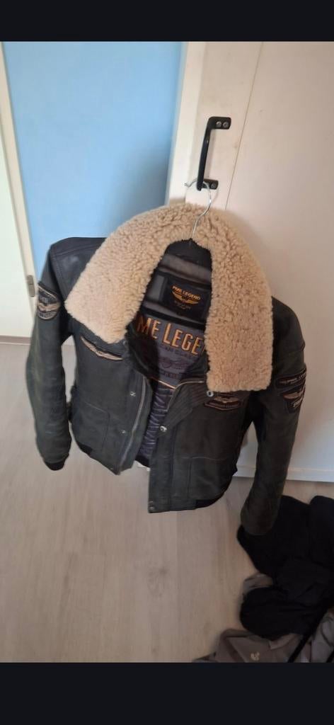 PME Legend Hudson leren jas maat L zwart origineel, Kleding | Heren, Jassen | Winter, Maat 52/54 (L), Zwart, Ophalen of Verzenden