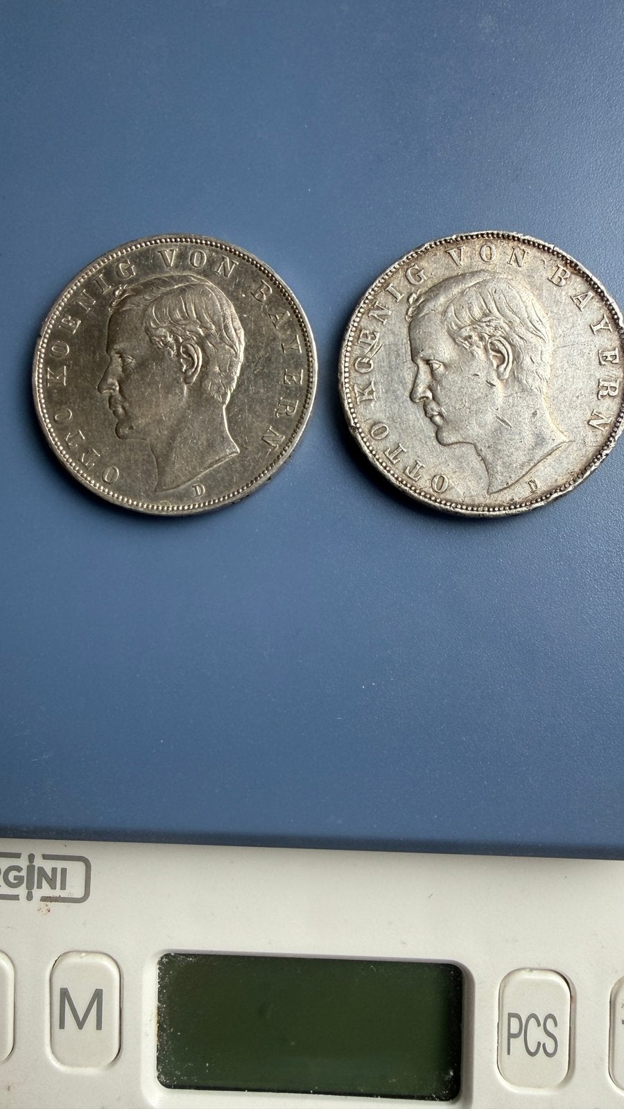 1913 GERMANY German States BAVARIA King OTTO 3 Mark, Postzegels en Munten, Verzenden, Duitsland
