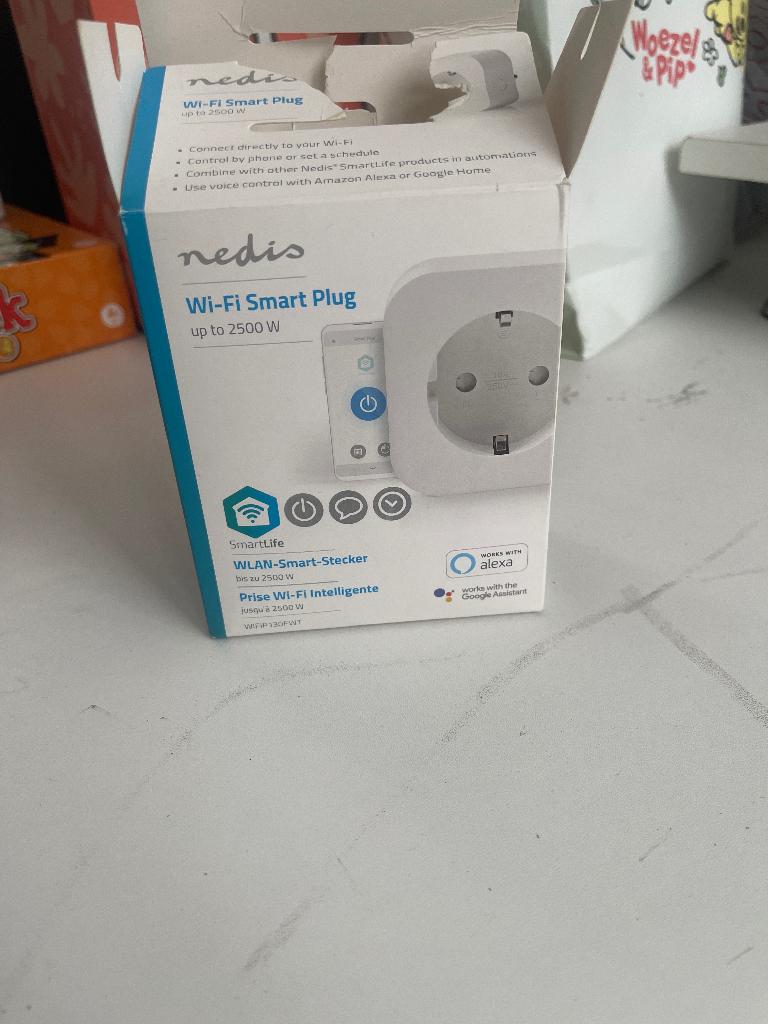 Slimme stemmer Wifi smart plug Nedis, Ophalen, Nieuw, Stekker