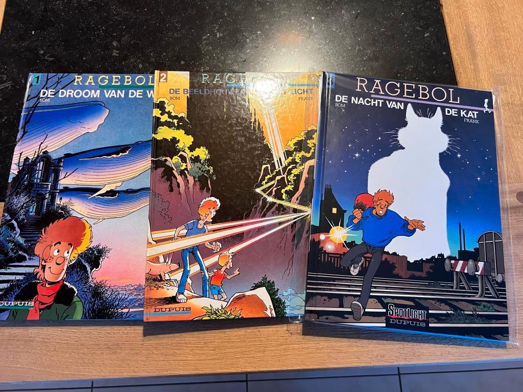 Ragebol van Bom & Frank nummers 1 - 2 - 3, Meerdere stripboeken, Ophalen of Verzenden, Gelezen