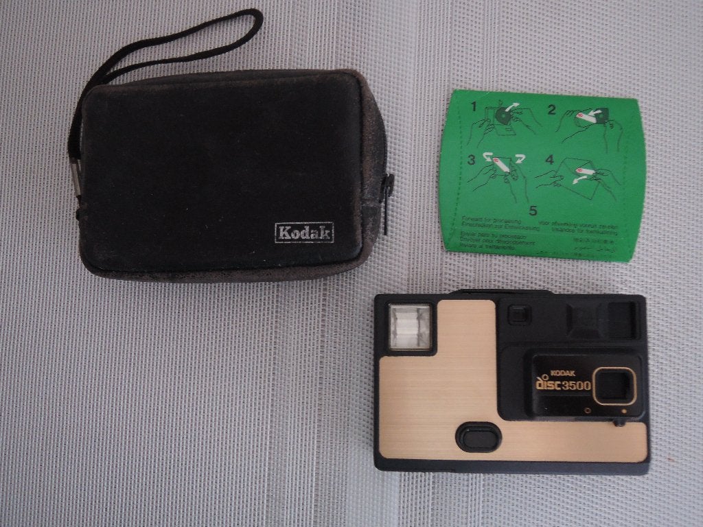 Vintage Kodak disc 3500 pocketcamera uit 1983 - 1984, Ophalen of Verzenden, Zo goed als nieuw, Compact, Kodak