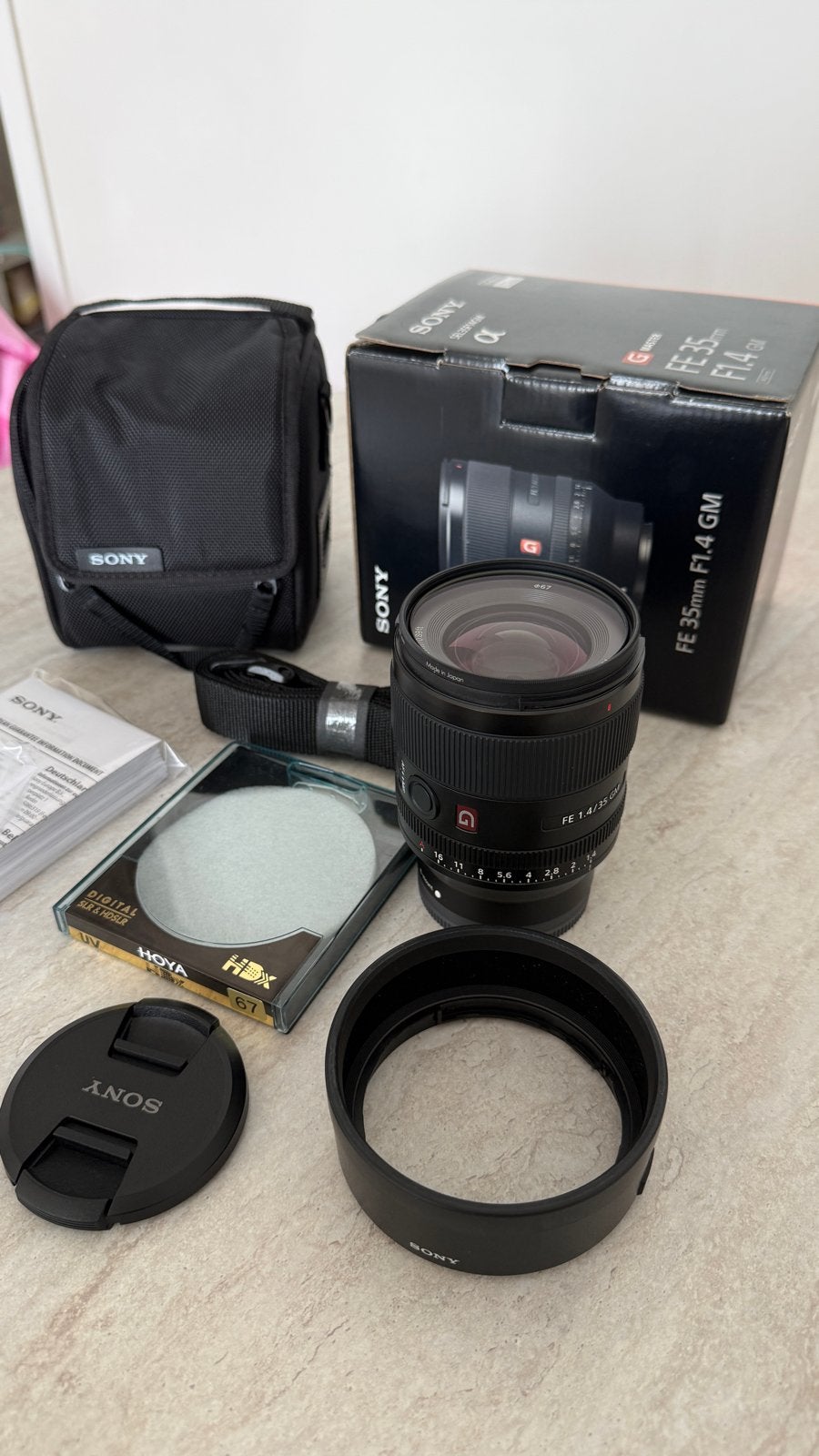 Sony FE 35mm F1.4 GM - Als nieuw met 5 jaar garantie!, Ophalen, Sony E-mount, Sony, Autofocus