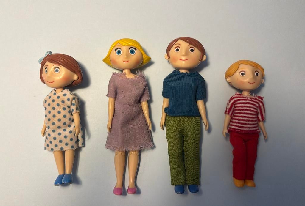 Djeco poppetjes voor in poppenhuis, Ophalen of Verzenden, Gebruikt, Overige typen
