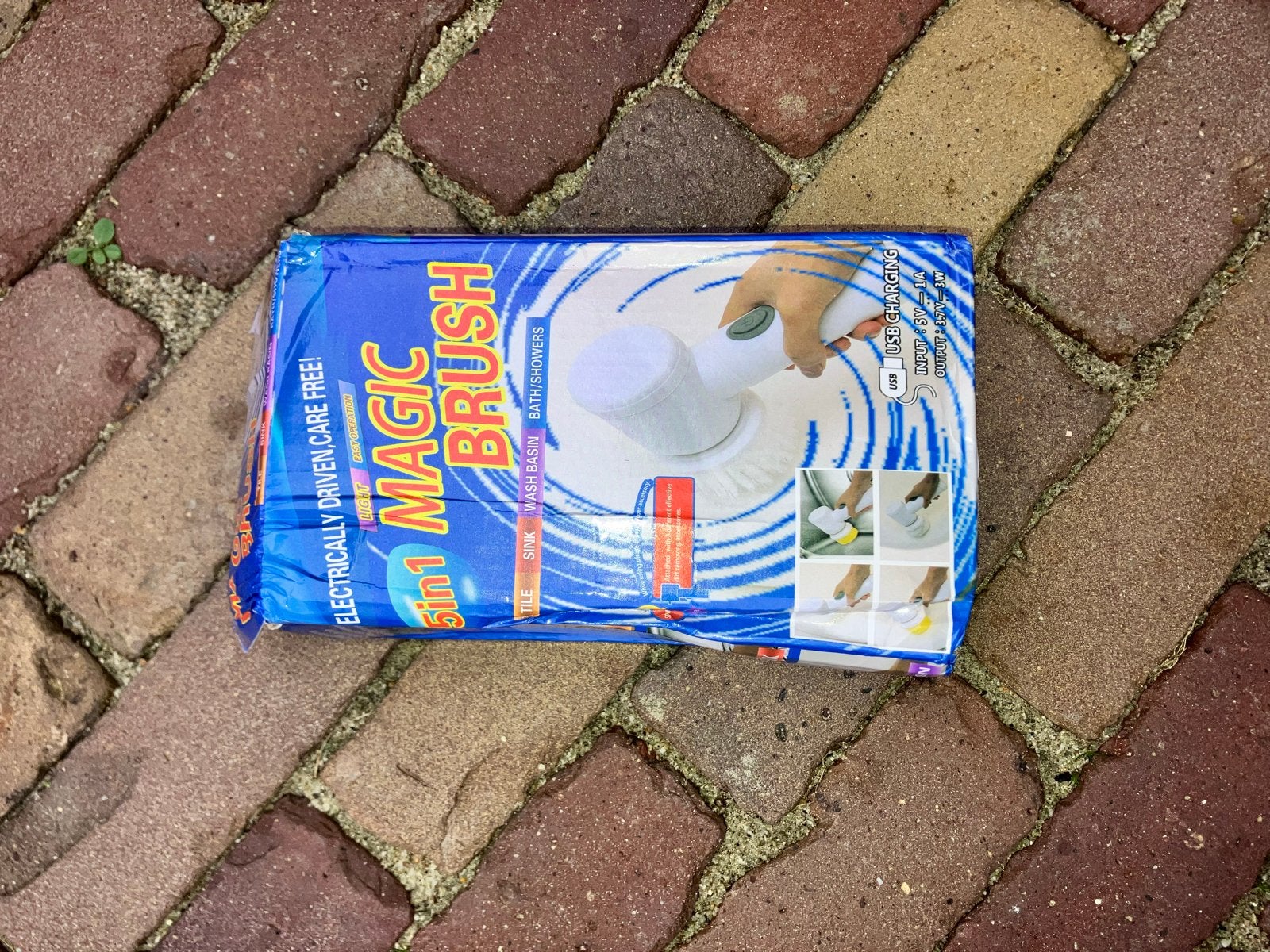 5-in-1 Elektrische Magic Brush voor Schoonmaak, Ophalen, Bezem of Borstel