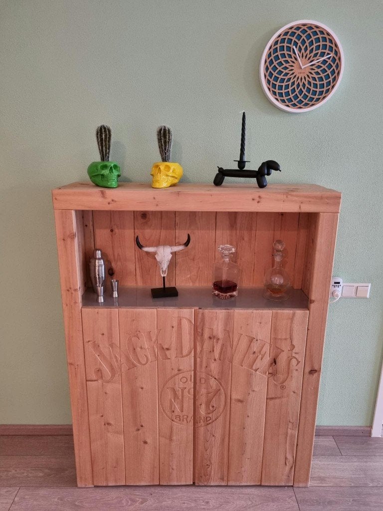 Unieke Jack Daniel’s houten kast, Ophalen