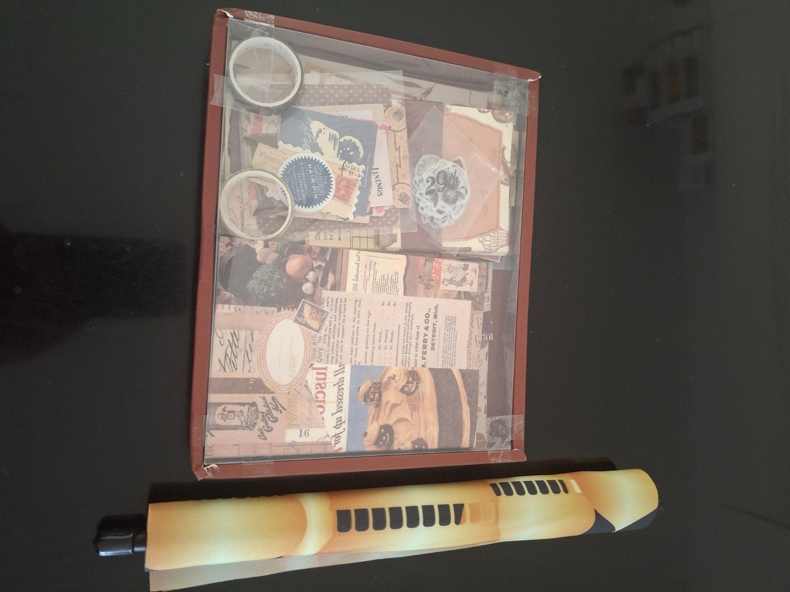 Vintage Scrapbook Set - Knutselmateriaal, Ophalen of Verzenden, Zo goed als nieuw