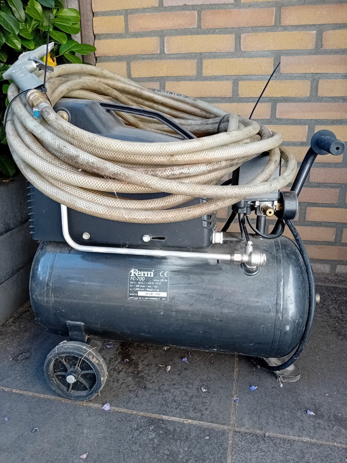 Ferm FC700 compressor, Doe-het-zelf en Verbouw, Compressors, Ophalen