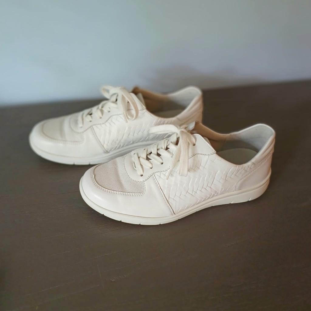 Sneakers / veterschoenen 43M / 9M, Kleding | Dames, Schoenen, Vamos, Wit, Ophalen of Verzenden, Sneakers of Gympen