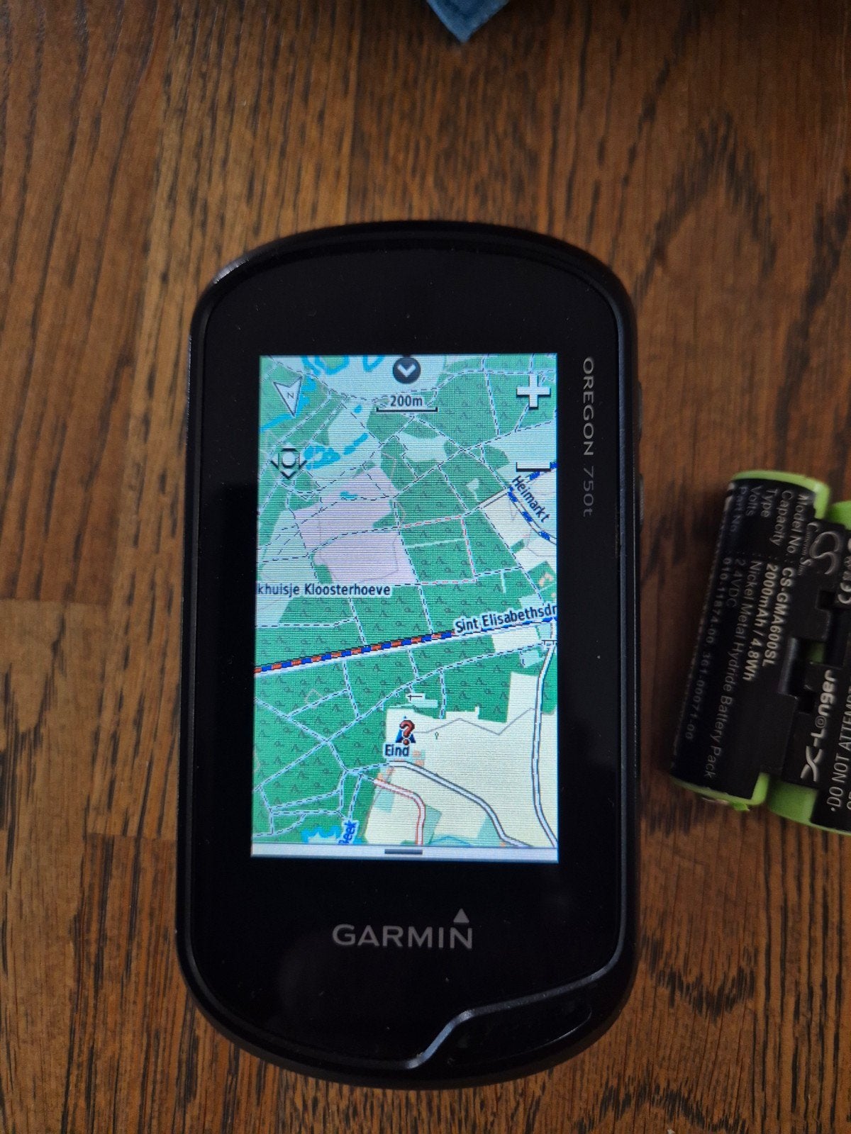 Garmin Oregon 750t GPS met accessoires en kaarten, Ophalen of Verzenden