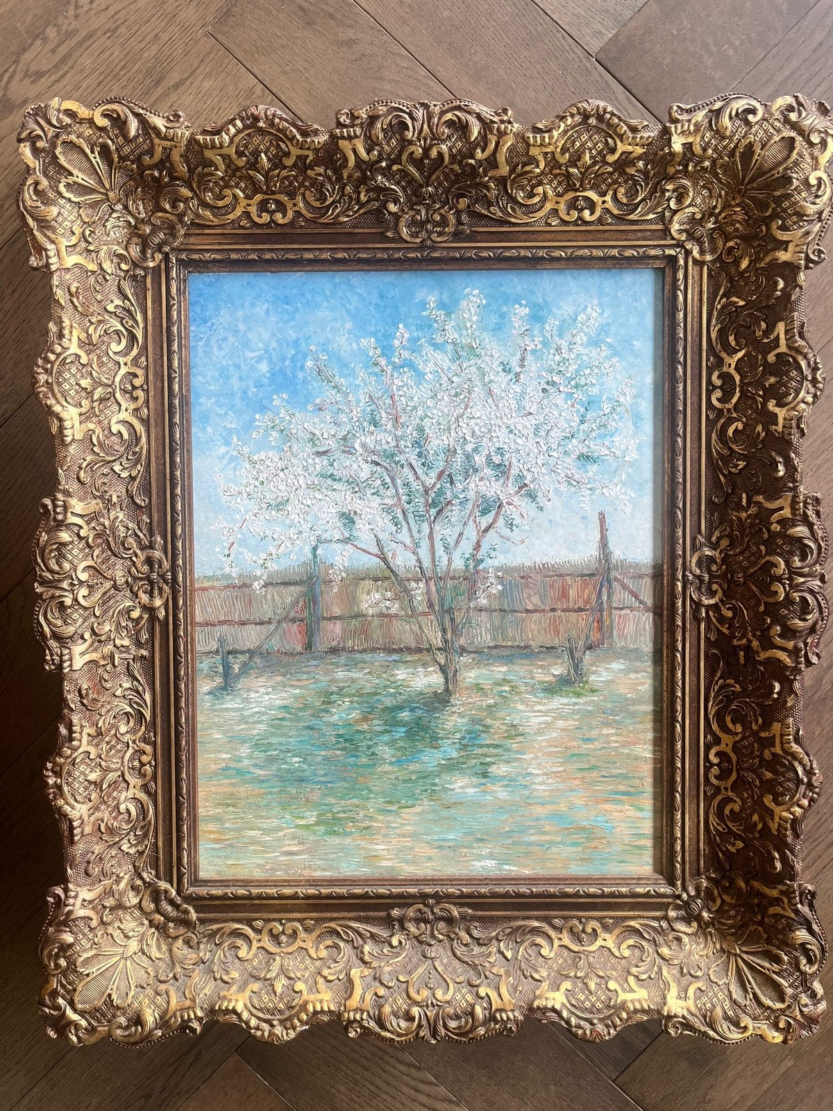 Naar Vincent van Gogh - De perzikboom in bloei, Ophalen of Verzenden