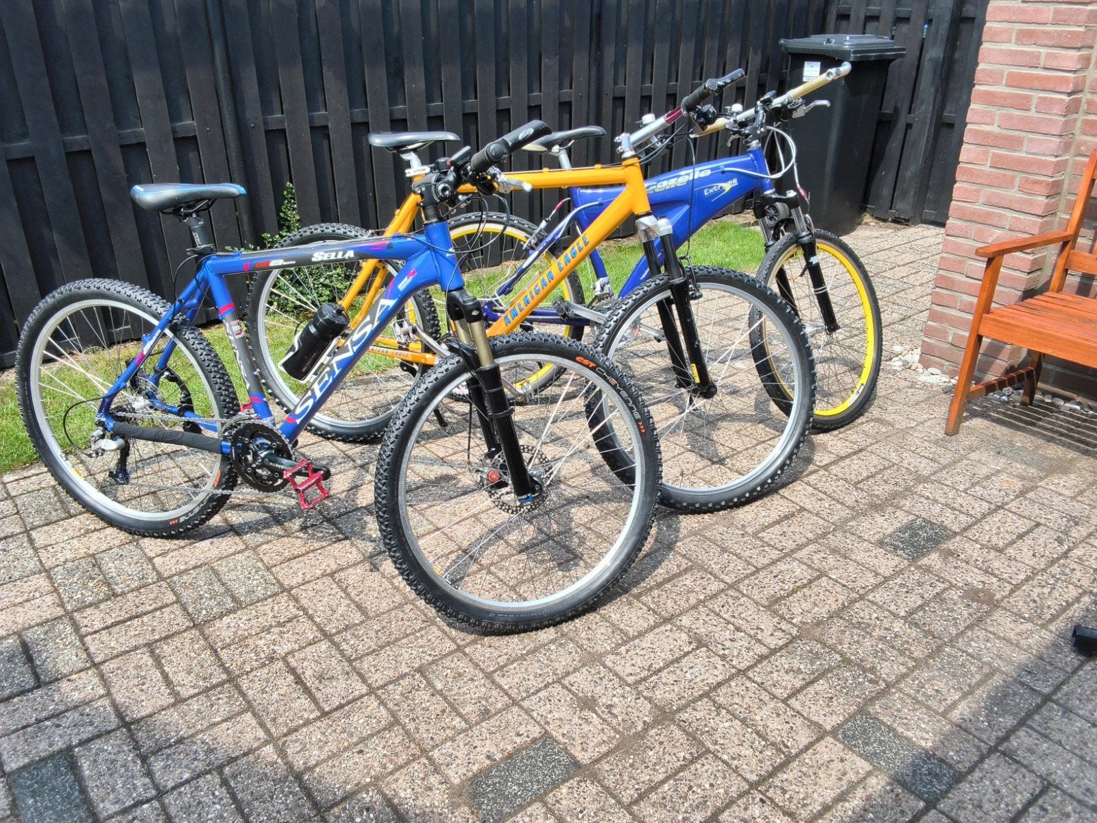 Te koop. 3 mooie en goede mountainbike's ., Fietsen en Brommers, Fietsen | Mountainbikes en ATB, 45 tot 49 cm, Ophalen, Gebruikt