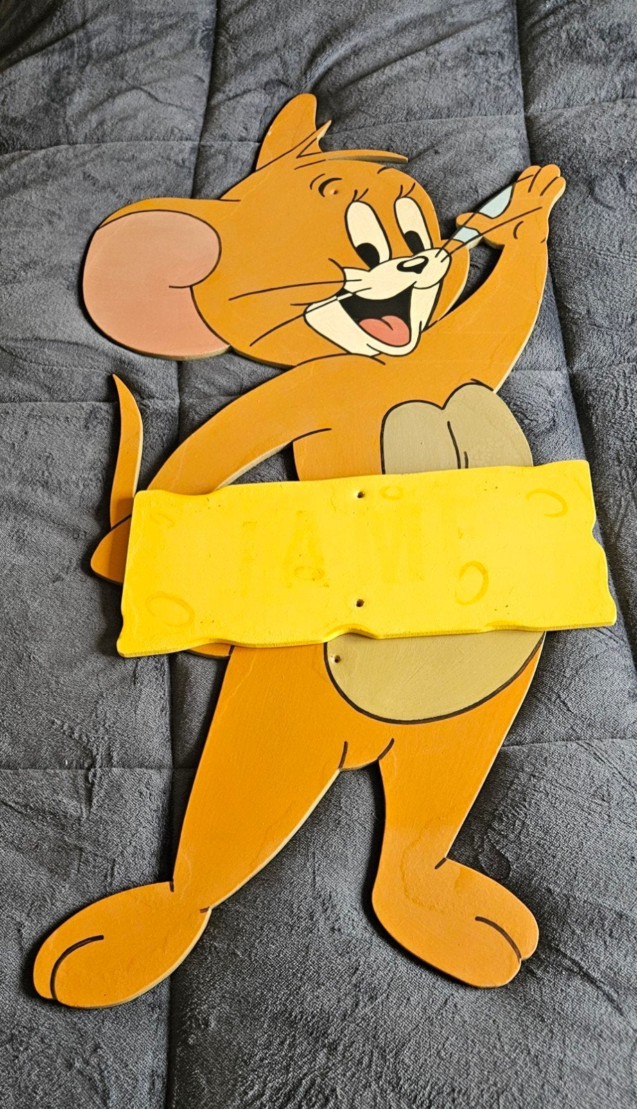 Mooi houten geboortebord, Kinderen en Baby's, Ophalen, Gebruikt