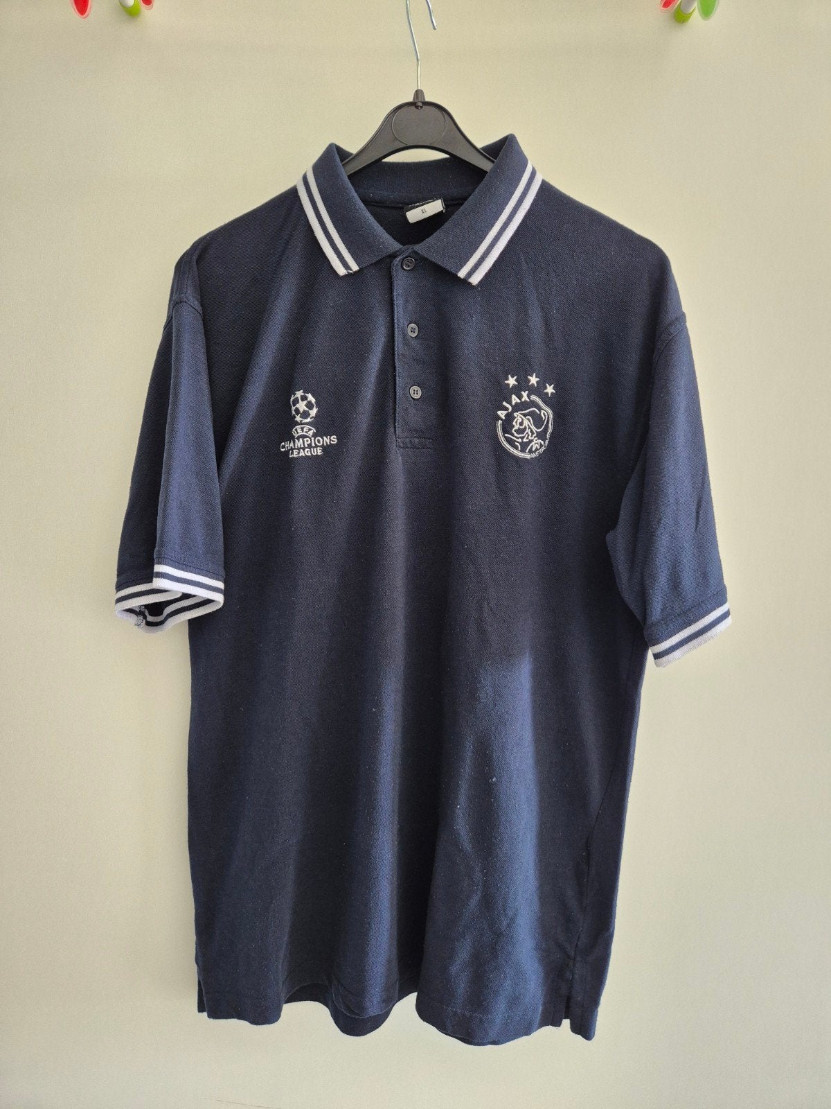 Ajax Champion League poloshirt, Ophalen of Verzenden, Zo goed als nieuw, Ajax, Shirt